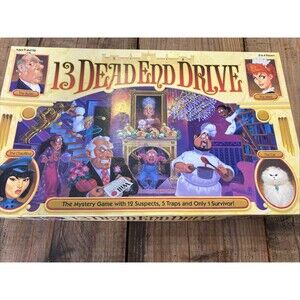 13 Dead End Drive Board Game 1993 Milton Bradley 100% Complete - Family Fun!